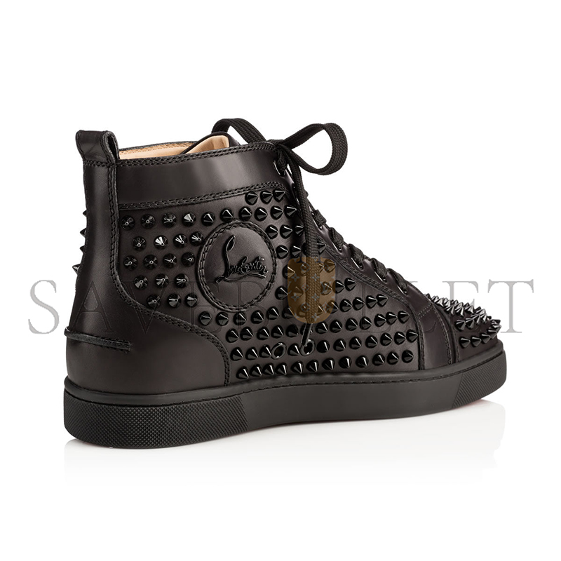 Chr1st1an louboutin l0vis spikes sneakers calf leather and spikes black